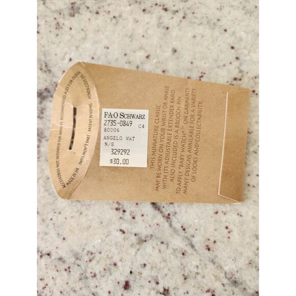 F.A.O Schwarz Newborn Baby Cherub Watch 1995 edition- new in original packaging - Picture 11 of 12